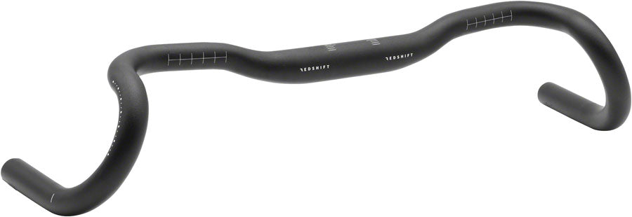 Redshift Sports Kitchen Sink Road Drop Handlebar - Aluminum, 31.8mm, 53cm, 20mm Rise, Black