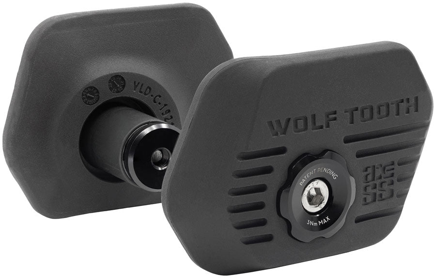 Wolf Tooth Locked-In Bar Ends, Black, Pair