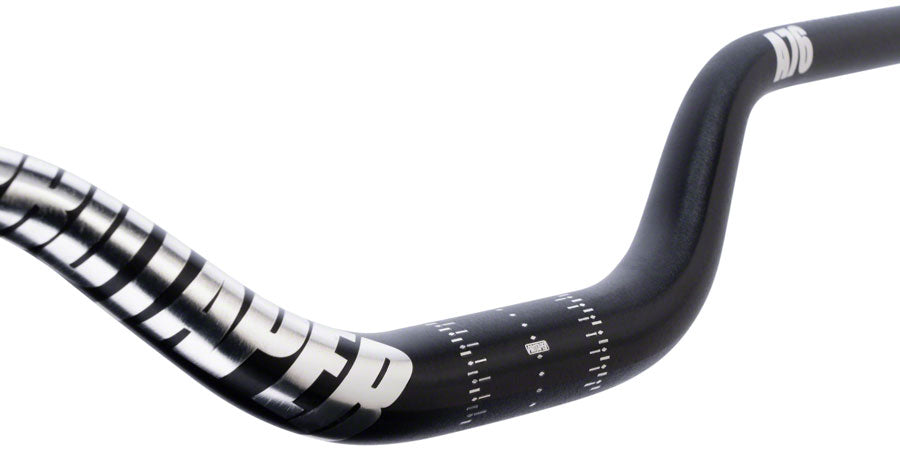 ProTaper A76 Handlebar - 810mm, 76mm Rise, 31.8mm, Aluminum, Polish Black