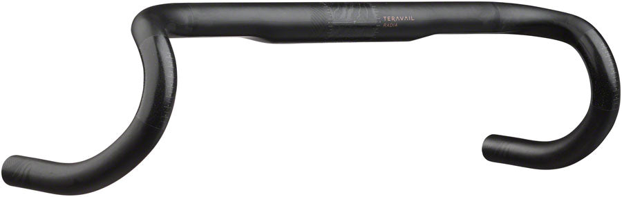 Teravail Radia 12 Carbon Drop Handlebar - Carbon, 31.8mm, 44cm, Black