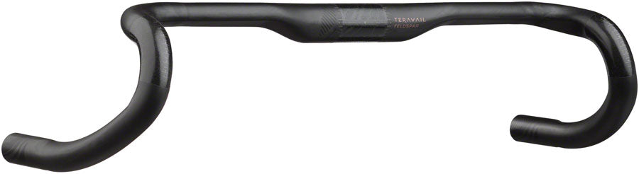 Teravail Feldspar Carbon Drop Handlebar - Carbon, 31.8mm, 40cm, Black