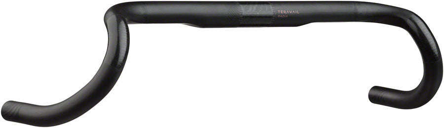 Teravail Radia 24 Carbon Drop Handlebar - Carbon, 31.8mm, 46cm, Black