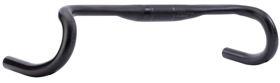 Teravail Feldspar Drop Handlebar - Aluminum, 31.8mm, 44cm, Black