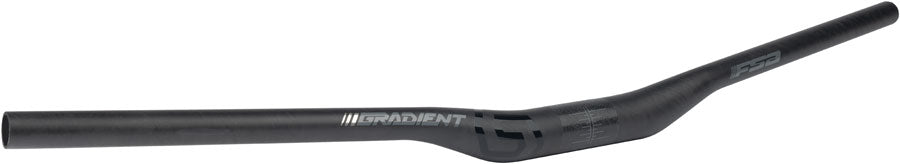 Full Speed Ahead Gradient Carbon Riser Handlebar - Carbon, 35mm Clamp, 20mm Rise, 800mm, Black