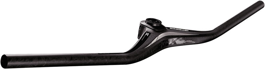 FSA KFX SiC ICR Integrated Handlebar, 105mm Stem Length, 780mm Width, -12° Angle, Internal Cable Routing – Carbon