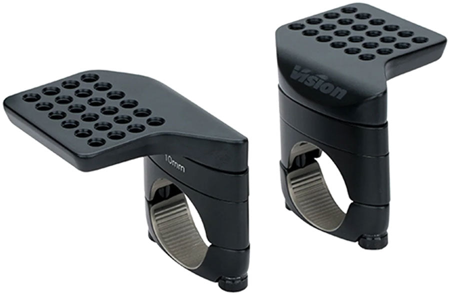 Vision Metron TFE Pro Clip-on Adapter, Extended Armrest Adjustment Plate, Aero Bar Compatibility – Carbon