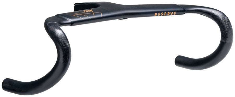Reserve Wheels RD1 Drop Handlebar - Integrated, Carbon, 40cm, 100mm, Black