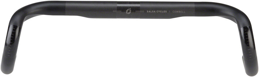 Salsa Cowbell Carbon Drop Handlebar - 31.8mm Clamp, 38cm Width, Carbon, Black