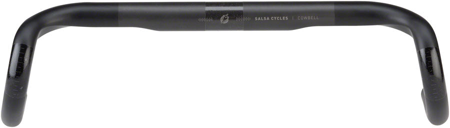 Salsa Cowbell Carbon Drop Handlebar - 31.8mm Clamp, 42cm Width, Carbon, Black