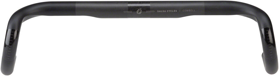 Salsa Cowbell Carbon Drop Handlebar - 31.8mm Clamp, 44cm Width, Carbon, Black
