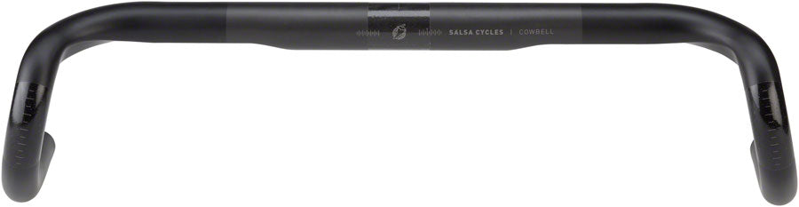 Salsa Cowbell Carbon Drop Handlebar - 31.8mm Clamp, 46cm Width, Carbon, Black