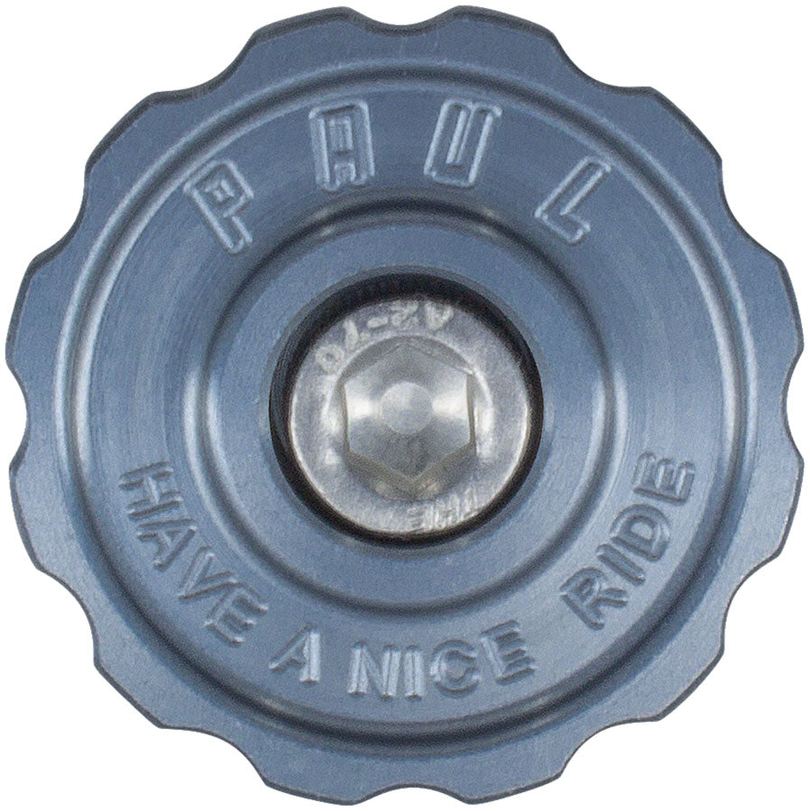 Paul Component Engineering Klamper Headset Top Cap - Aluminum w/Stainless-Steel Bolt, Pewter