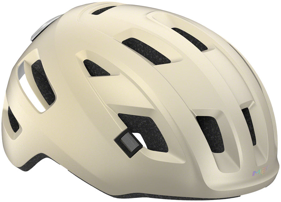 MET E-Mob Mips Helmet - Vanilla Ice Matte, Small