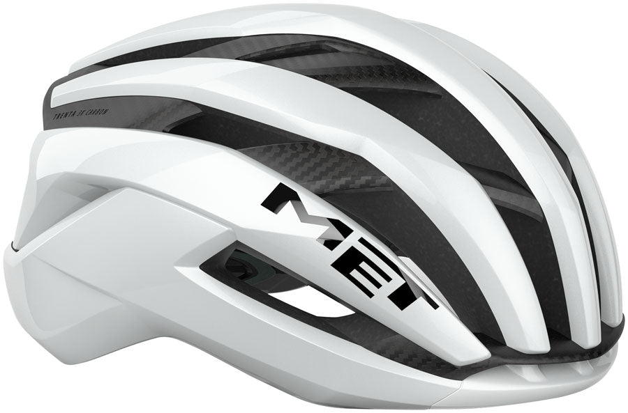 MET Trenta 3K Carbon Helmet - White Gloss, Large