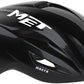 MET Manta Helmet - Black/Red Glossy, Small