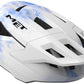 MET Shelter Youth Helmet - White/Blue, Universal