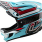 Troy Lee Designs D4 Polyacrylite Helmet – Linear Blue, Small
