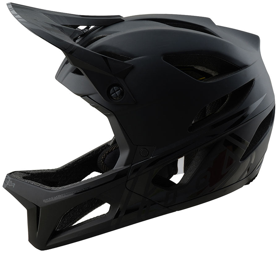 Troy Lee Designs Stage Helmet – Stealth Midnight, X-Large/2X-Large