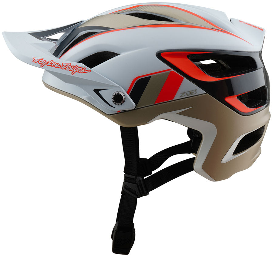 Troy Lee Designs A3 Helmet – Intake White, X-Large/2X-Large