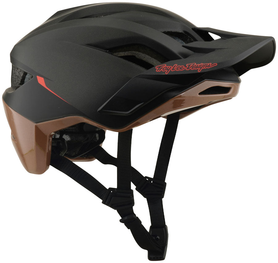 Troy Lee Designs Flowline SE Helmet – Stacks Charcoal / Sienna, Medium/Large