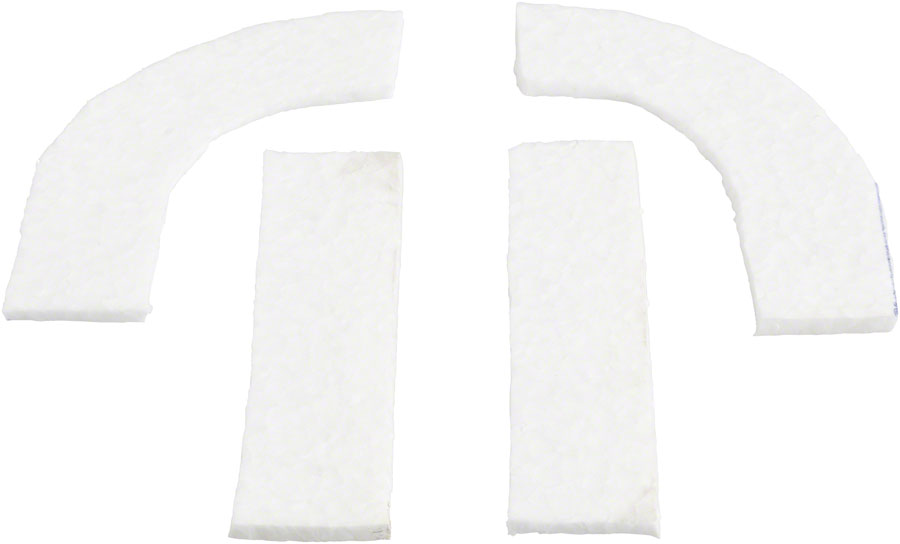 Jagwire Pro Anti-Vibration Handlebar Pad Set - eTPU Foam, For Drop Bars, White