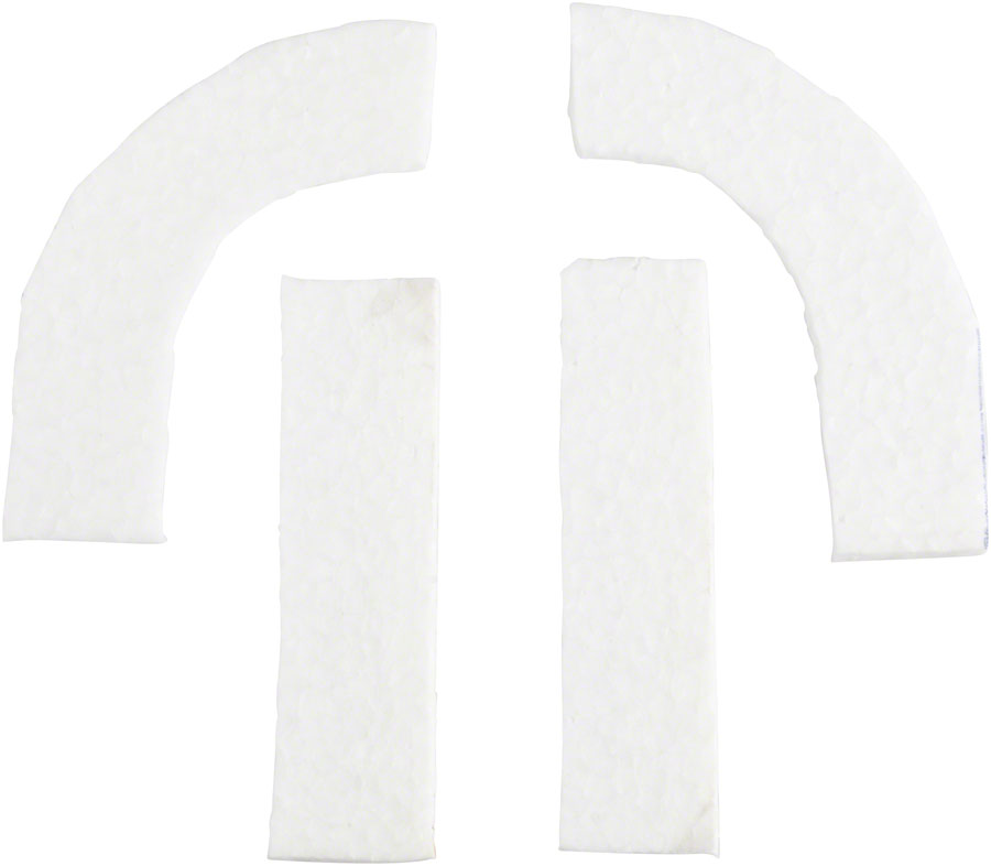 Jagwire Pro Anti-Vibration Handlebar Pad Set - eTPU Foam, For Drop Bars, White