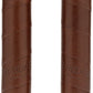 Brooks Willow Leather Grips - Antique Brown, 130/130mm