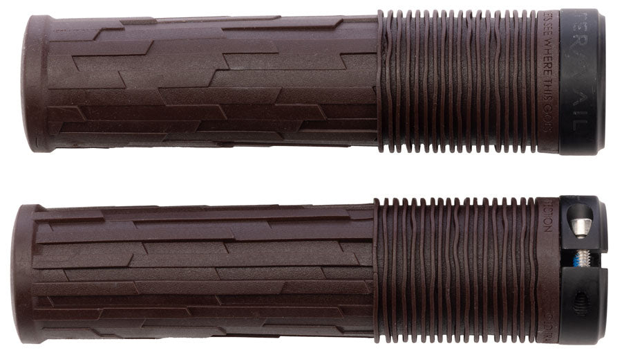Teravail Lytho Grips - Lock-On, Beetroot Red, 35mm