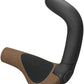 Ergon GP5 Evo BioKork Grips - Lock-On, Large, Black/Tan