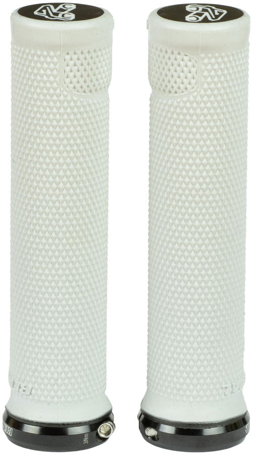 Renthal Single Collar Lock-On Grips - Ultrasoft, White, Lock-On