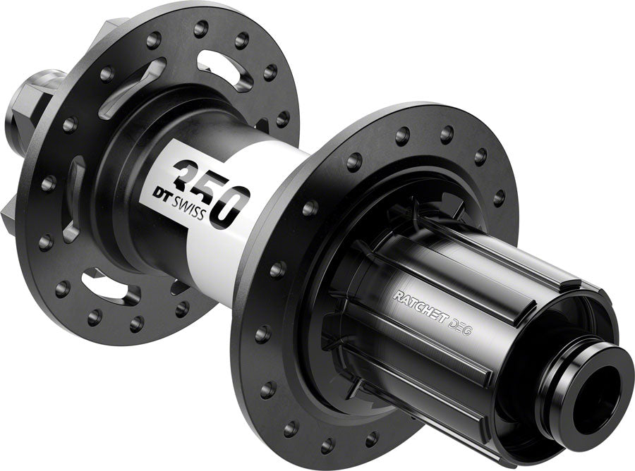 DT Swiss 350 DEG Rear Hub - 12 x 148mm, 6-Bolt, HG 11 MTN, Black, 32H, 72pt