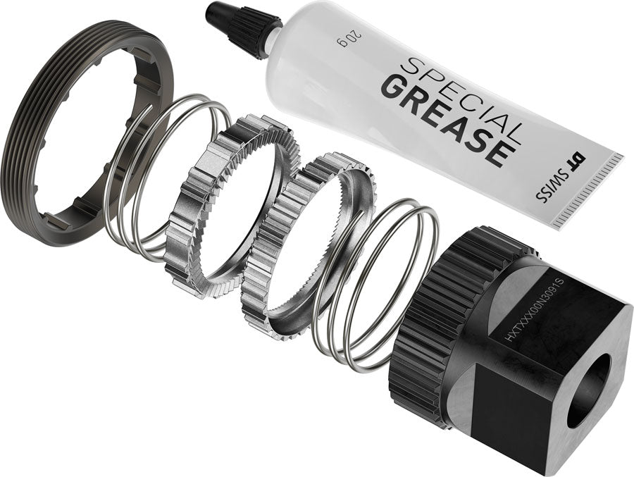 DT Swiss Ratchet DEG DF Hybrid Anti-pedal Kickback System Upgrade Kit - 60t, With Tool