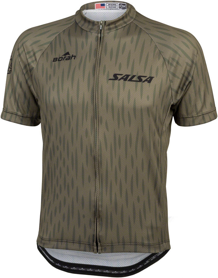 Salsa Men's Hinterland Jersey - Small, Olive Green
