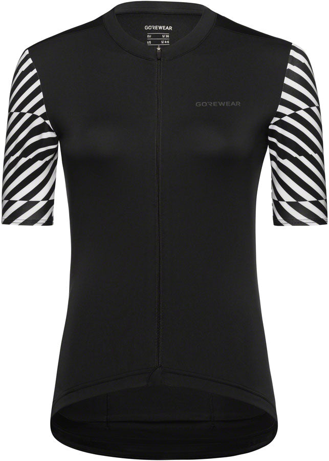 Gorewear Swiftride Optical Jersey - Black/White, Women's, X-Large