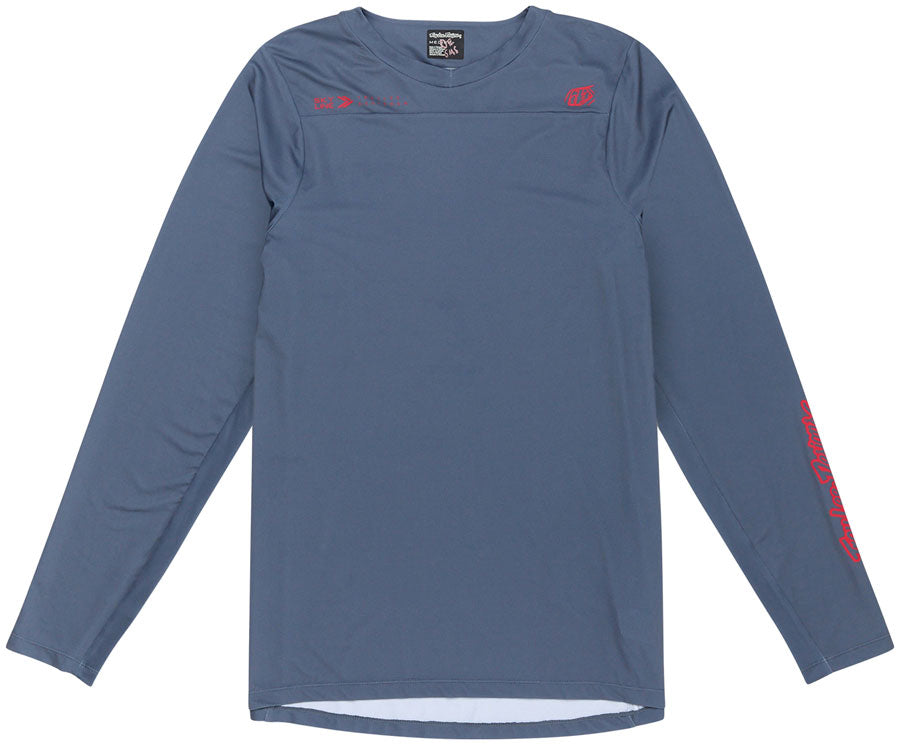 Troy Lee Designs Skyline Long Sleeve Jersey – Mono Steel Blue, X-Large