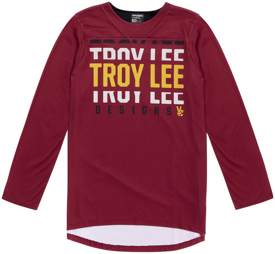 Troy Lee Designs Ruckus 3/4 Jersey – Spun Oxblood, Small