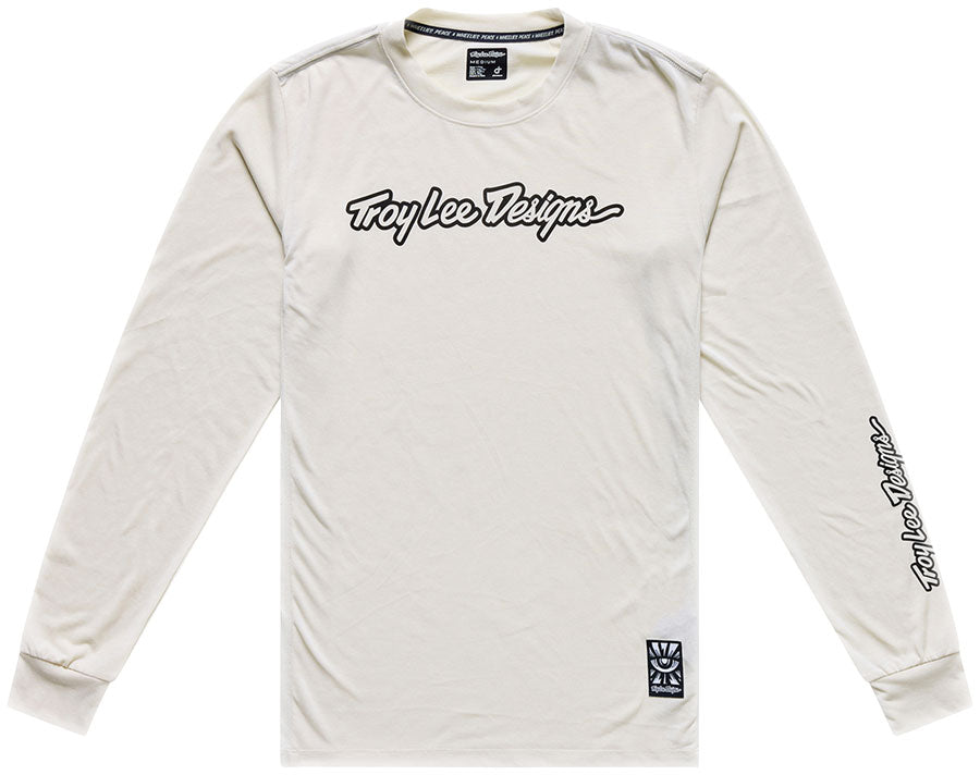 Troy Lee Designs Skyline Ride Long Sleeve Tee – Signature Pumice, Large