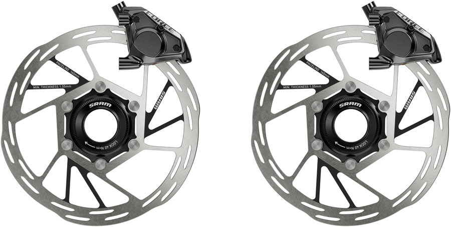SRAM Force eTap AXS Road Groupset - 2x12-Speed, HRD Shift/Brake Levers, FM Calipers, Rotors, Chain, F/R Derailleurs, Hammerhead Karoo, E1