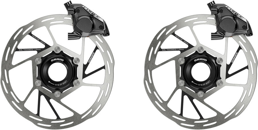 SRAM Force eTap AXS Road Groupset - 2x12-Speed, HRD Shift/Brake Levers, FM Calipers, CL Rotors, Chain, F/R Derailleurs, E1