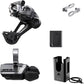 Shimano XTR M9250 Di2 Wireless Upgrade Kit - Includes M9250-SGS Rear Derailleur, M9250-R  Shifter, Battery, Charger, Quick Link