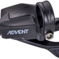 microSHIFT ADVENT Trail Trigger Pro Right Shifter - 1 x 9 Speed, Silicone Thumb Pad, ADVENT Compatible Only, Black