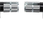 microSHIFT Bar End Shifter Set, 8-Speed Road, Double/Triple, Shimano Compatible, Black