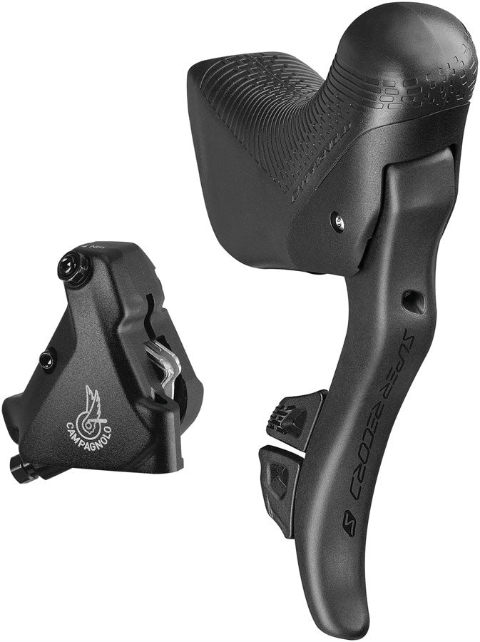 Campagnolo Super Record S Ergopower Wireless Control Lever and Brake Caliper - Right/Rear, 12-Speed, 140mm Hydraulic Disc Brake Caliper