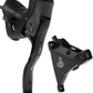 Campagnolo Chorus Ergopower Hydraulic Brake/Shift Lever and Disc Caliper - Left/Front, 12-Speed, 160mm Flat Mount Caliper, Black