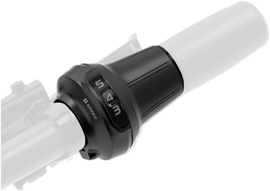 Shimano Nexus SL-C6001 8-Speed RevoShift Shifter - Optical Gear Display, For use with Nexus Inter-8 Internally Geared Hub, Black