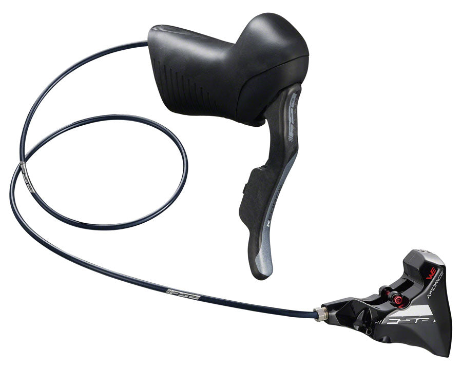 FSA K-Force WE Shift/Brake Lever, Hydraulic Actuation, Left Side, Flat Mount Caliper – Black