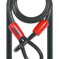 Abus Ultimate ComboPack - 420STD 9" U-lock, 10mm/120cm Cable, USH Bracket