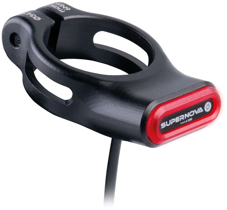 Supernova TL3 Mini 12V Seatpost Clamp -27.2mm, Black