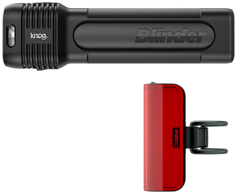 knog-blinder-1300-mid-cobber-headlight-taillight-set