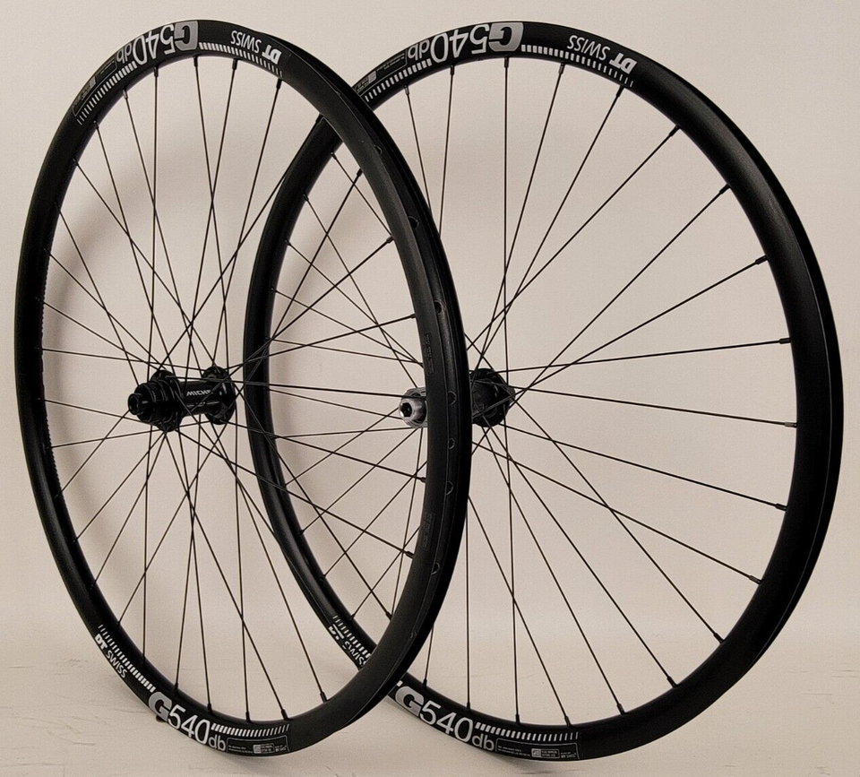 DT Swiss G540 Gravel Road Bike Wheelset Tubeless Compatible 32h Miche RDX hubs